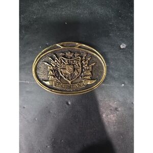 Louisiana State Belt Buckle, Historical Registered Collection, Heritage Mint